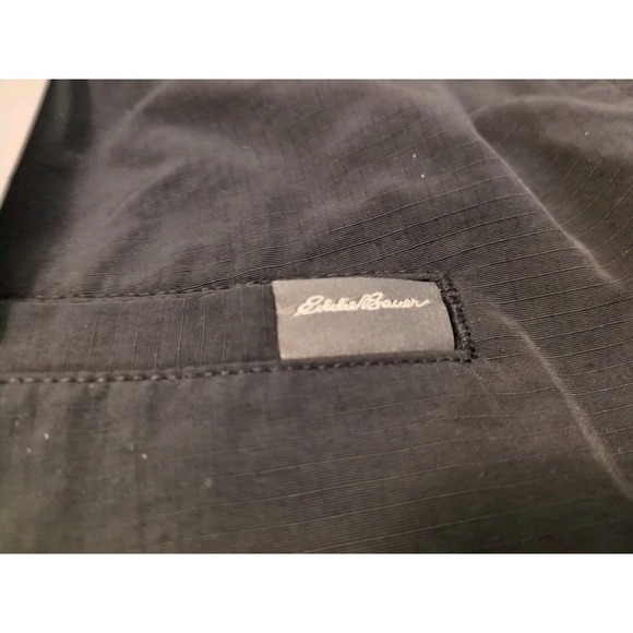 Eddie Bauer Ripstop Moisture Wicking  Elastic Waist Blk Shorts Size XL NEW W/Tag - Picture 8 of 11